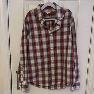 J. Crew Factory Boys Tartan Shirt Size 12